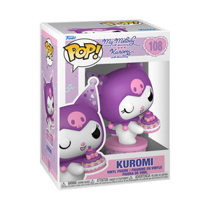 PRE-ORDER Hello Kitty and Friends - Kuromi with Cake 20th Anniversary Exclusive Pop! Vinyl Figure - PRE-ORDER