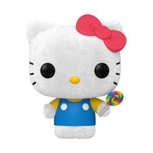 PRE-ORDER Hello Kitty - Hello Kitty (with Lollipop) Flocked Exclusive Pop! Vinyl Figure - PRE-ORDER