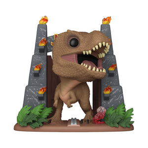 PRE-ORDER Jurassic Park - Tyrannosaurus Rex (with Gates) Exclusive Pop! Deluxe Vinyl Figure - PRE-ORDER