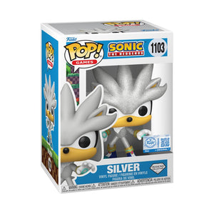 PRE-ORDER Sonic The Hedgehog - Silver Diamond Glitter Exclusive Pop! Vinyl Figure - PRE-ORDER