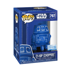PRE-ORDER Star Wars -C1-10P (Chopper) (Blueprint) Pop! Vinyl Figure - PRE-ORDER
