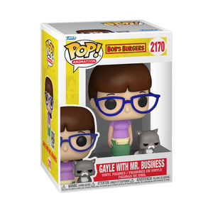 PRE-ORDER Bob's Burgers - Gayle with Mr.Bus Pop! Vinyl Figure - PRE-ORDER