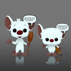 PRE-ORDER Pinky & The Brain - Pinky & The Brain Glow Pop! Vinyl Figure - PRE-ORDER