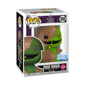 PRE-ORDER The Nightmare Before Christmas - Oogie Boogie Patchwork Glow Exclusive Pop! Vinyl Figure - PRE-ORDER