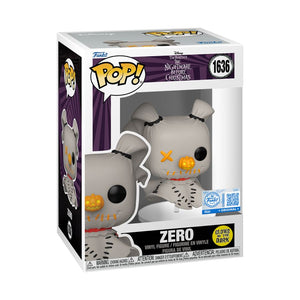 PRE-ORDER The Nightmare Before Christmas - Zero Patchwork Glow Exclusive Pop! Vinyl Figure - PRE-ORDER