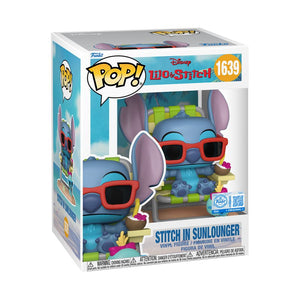 PRE-ORDER Lilo & Stitch - Stitch in Sunlounge Exclusive Pop! Premium Vinyl Figure - PRE-ORDER