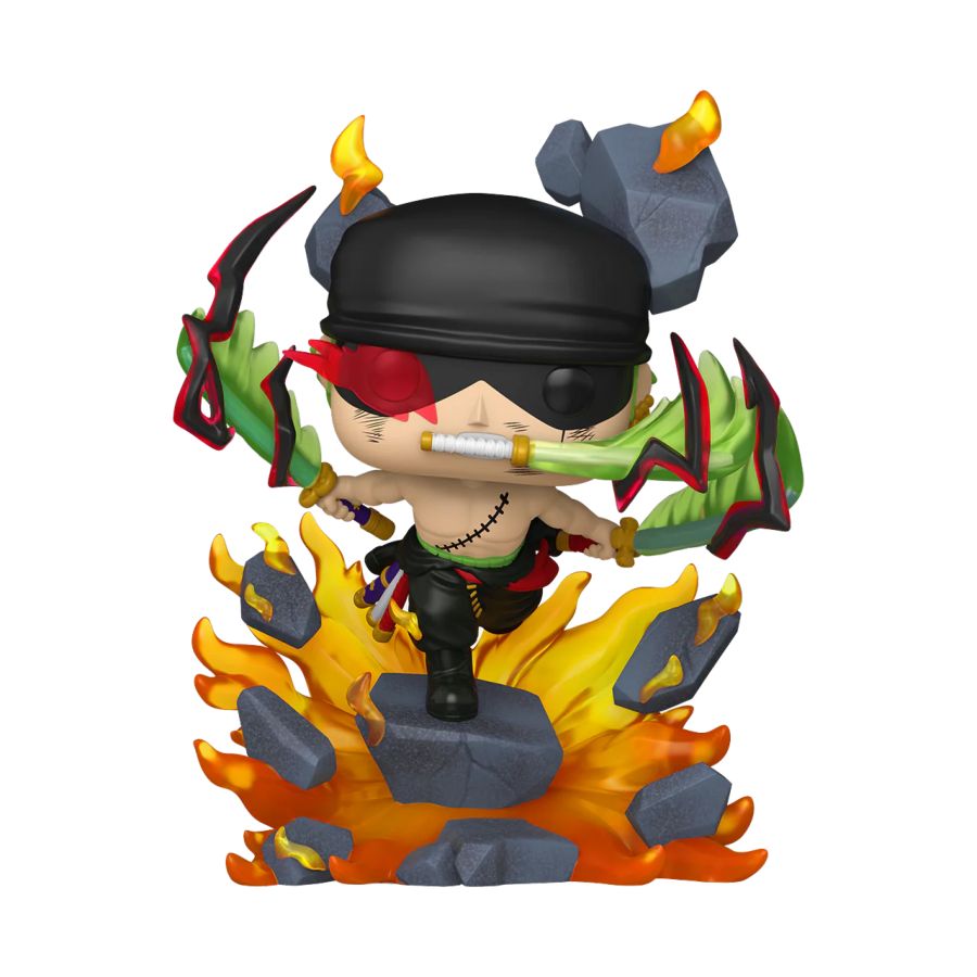 PRE-ORDER One Piece - Roronoa Zoro (King of Hell) Exclusive Pop! Premium Vinyl Figure - PRE-ORDER