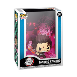 PRE-ORDER Demon Slayer - Tanjiro Kamado Pop! Covers with Case - PRE-ORDER