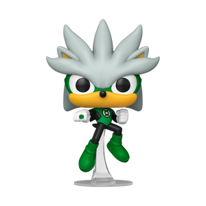 PRE-ORDER Justice League X Sonic the Hedgehog - Silver as Green Lantern Pop! Vinyl Figure - PRE-ORDER