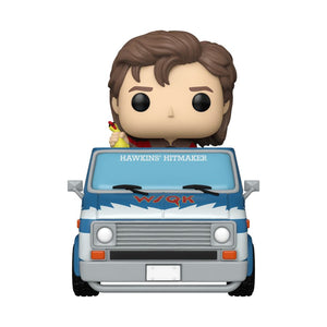 PRE-ORDER Stranger Things (Season 5) - Steve with Squawk Van Exclusive Pop! Rides Vinyl Figure - PRE-ORDER