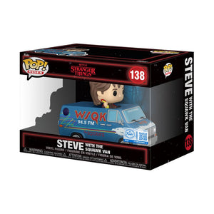 PRE-ORDER Stranger Things (Season 5) - Steve with Squawk Van Exclusive Pop! Rides Vinyl Figure - PRE-ORDER