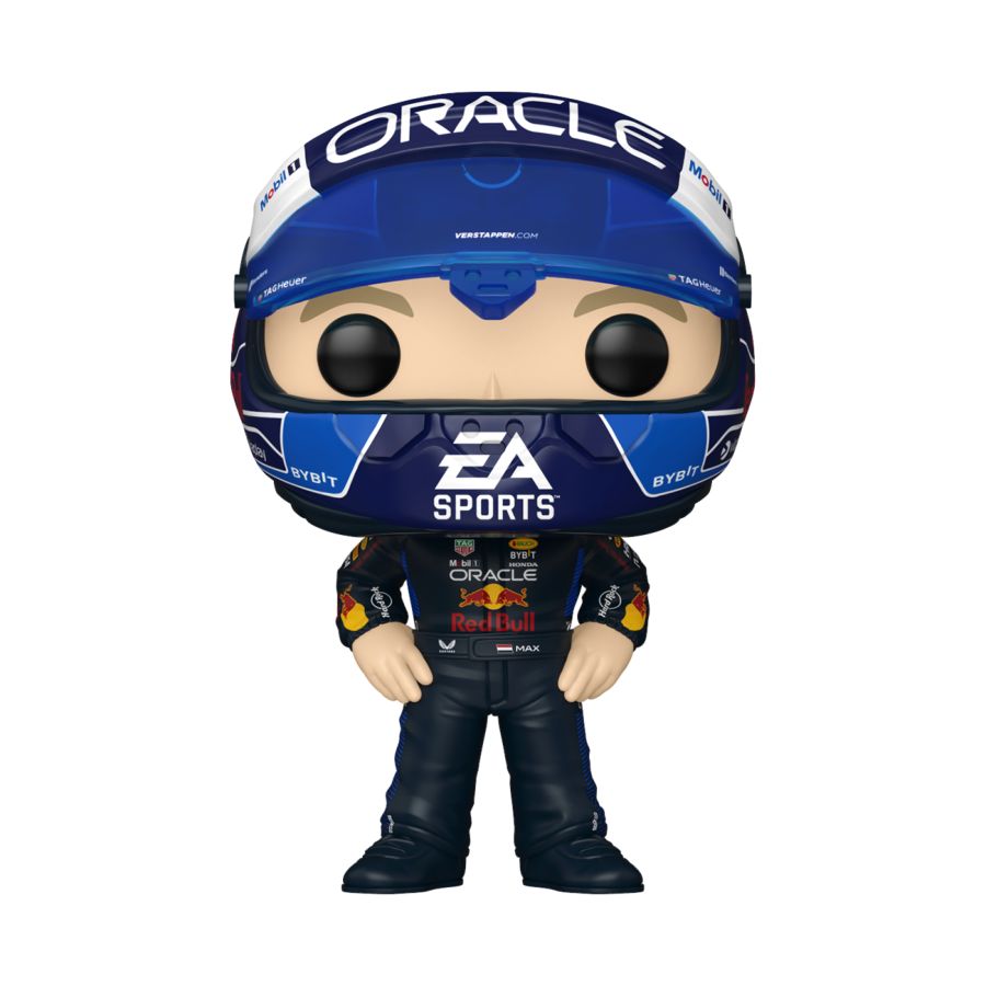PRE-ORDER Formula One: Red Bull Racing - Max Verstappen with USA Helmet Exclusive Pop! Vinyl Figure - PRE-ORDER