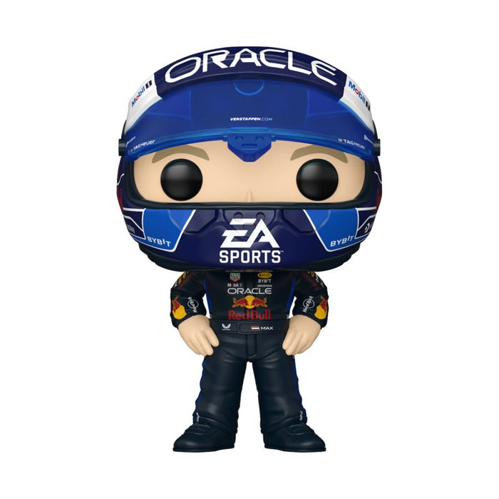 PRE-ORDER Formula One: Red Bull Racing - Max Verstappen with USA Helmet Exclusive Pop! Vinyl Figure - PRE-ORDER
