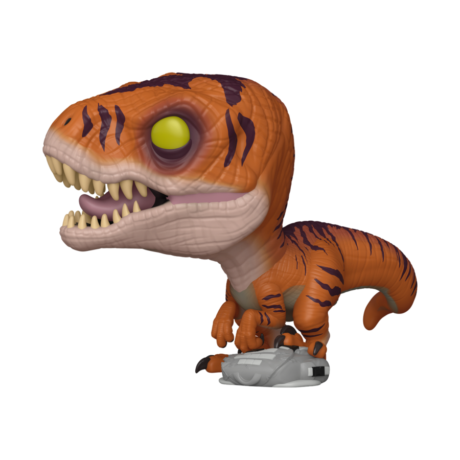 PRE-ORDER Jurassic Park - Tiger Raptor Pop! Vinyl Figure - PRE-ORDER