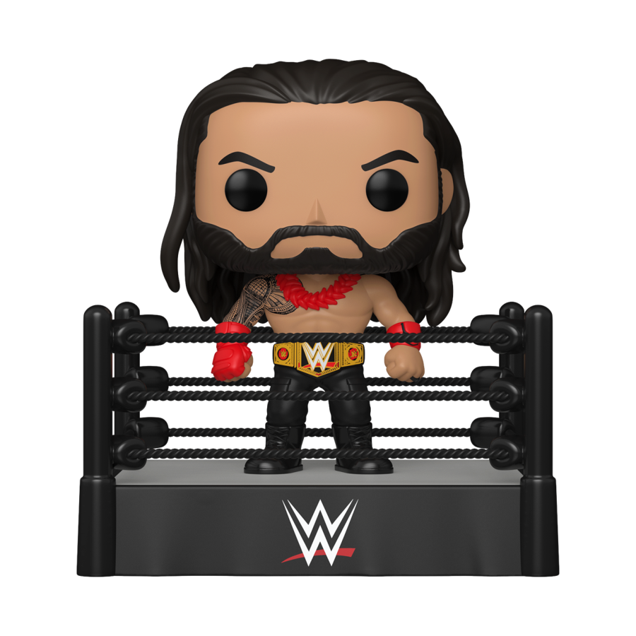 PRE-ORDER WWE - Roman Reigns in Ring Pop! Deluxe Vinyl Figure - PRE-ORDER