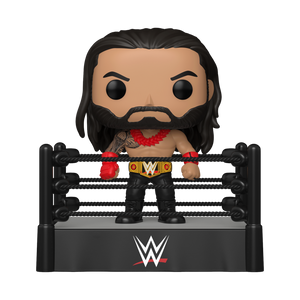 PRE-ORDER WWE - Roman Reigns in Ring Pop! Deluxe Vinyl Figure - PRE-ORDER