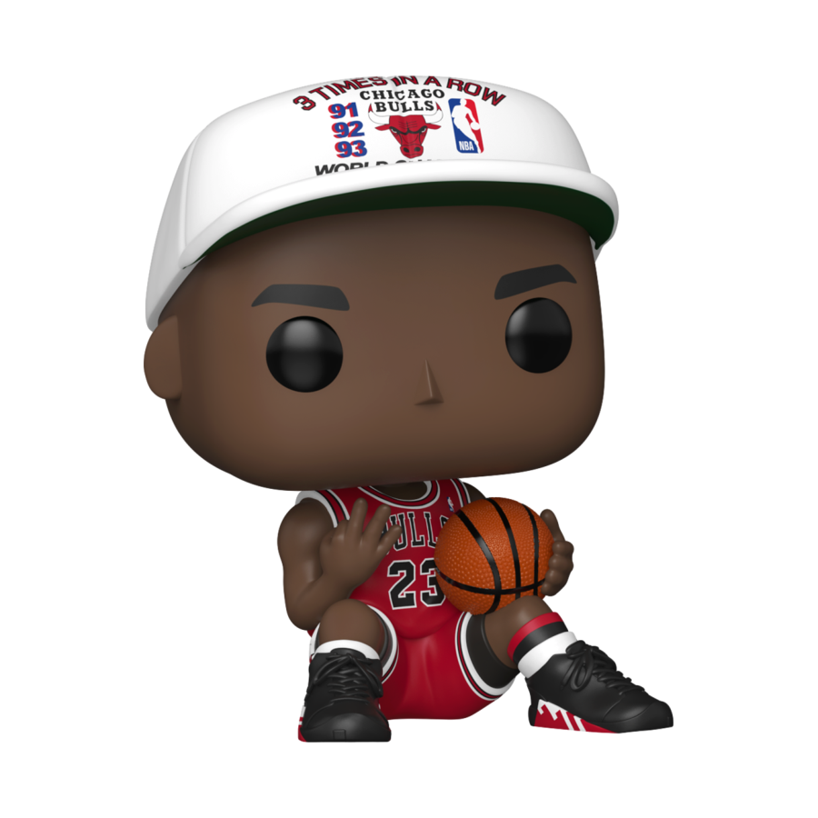 PRE-ORDER NBA: Bulls - Michael Jordan (3 Times in a Row) Pop! Vinyl Figure - PRE-ORDER