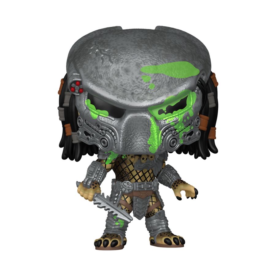 PRE-ORDER Alien Vs Predator: Requiem - Bull Predator (Battle Damaged) Exclusive Glow Pop! Vinyl Figure - PRE-ORDER