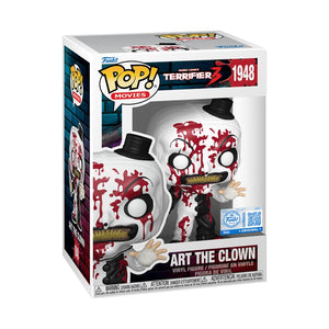 PRE-ORDER Terrifier - Art the Clown (Bloody) Exclusive Pop! Vinyl Figure - PRE-ORDER