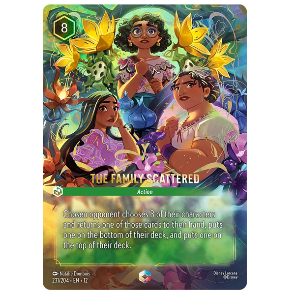 Disney Lorcana TCG - The Family Scattered  - 231/204 - Enchanted