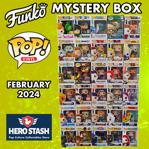 Hero Stash Pop! Vinyl Mystery Box - 3x Random Pop! Vinyl Figures Bundle - February 2024