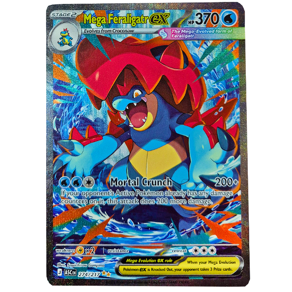 POKÉMON TCG - Mega Feraligatr ex Special Illustration Rare - 274/217
