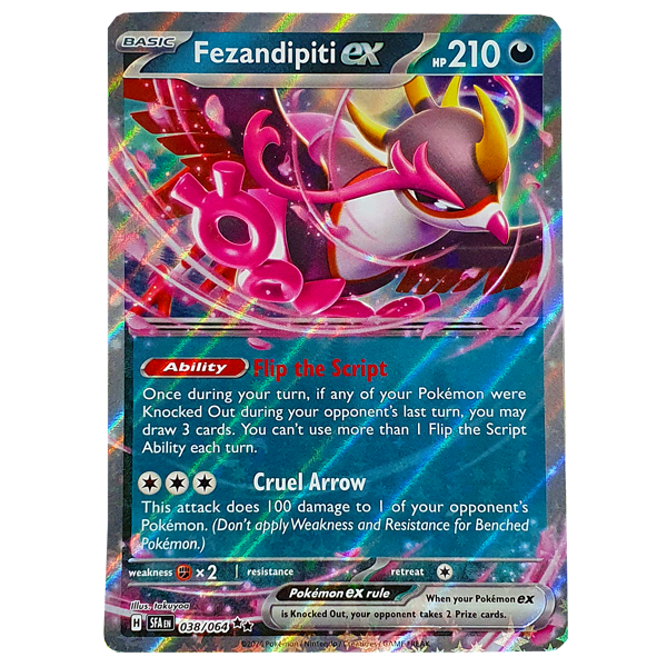 POKÉMON TCG - Fezandipiti EX Ultra Rare - 038/064