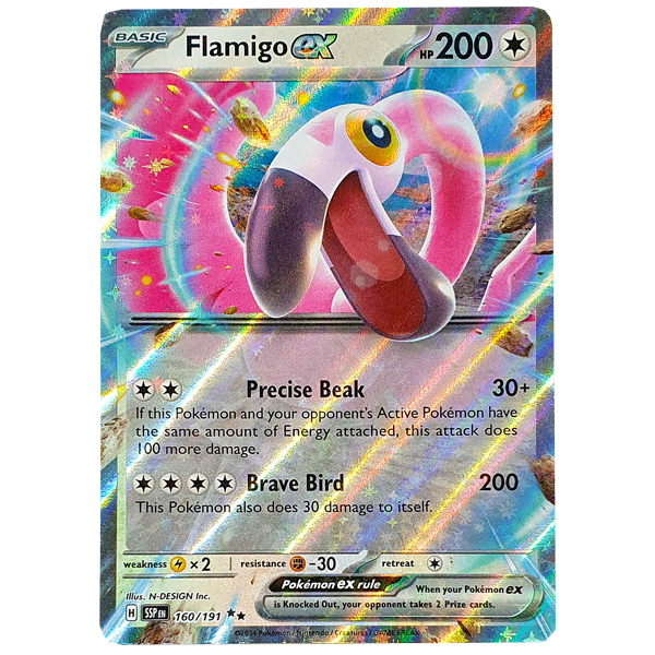 POKÉMON TCG - Flamigo EX Ultra Rare - 160/191