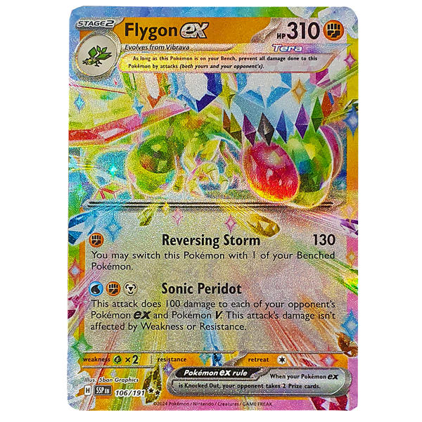 POKÉMON TCG - Flygon EX Ultra Rare - 106/191