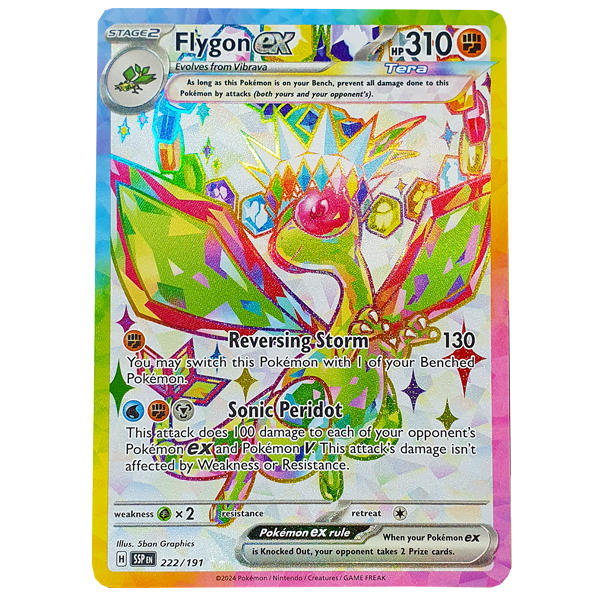 POKÉMON TCG - Flygon EX Full Art Secret Rare - 222/191