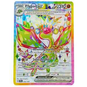 POKÉMON TCG - Flygon EX Full Art Secret Rare - 222/191