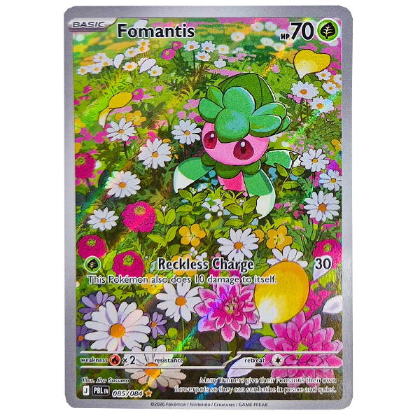 POKÉMON TCG - Fomantis Illustration Rare - 085/084