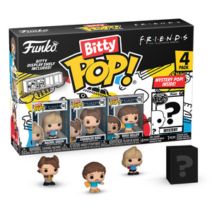 Friends - Rachel, Chandler, Ross & Mystery Bitty Pop! Vinyl Figure 4-Pack