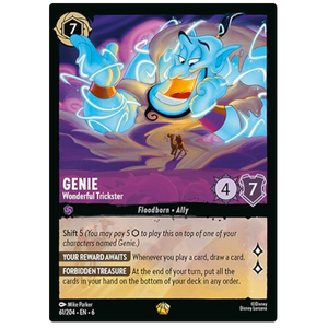 Disney Lorcana TCG - Genie Wonderful Trickster - 61/204 - Legendary