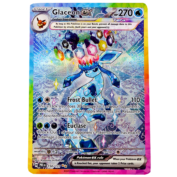 POKÉMON TCG - Glaceon ex Special Illustration Rare - 150/131
