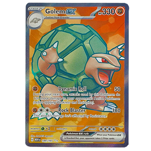 POKÉMON TCG - Golem EX Full Art Secret Rare - 189/165