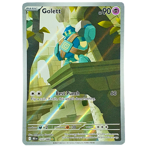 POKÉMON TCG - Golett Illustration Rare - 122/086