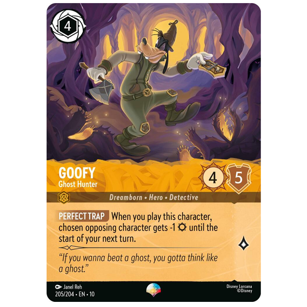 Disney Lorcana TCG - Goofy Ghost Hunter  - 205/204 - Epic