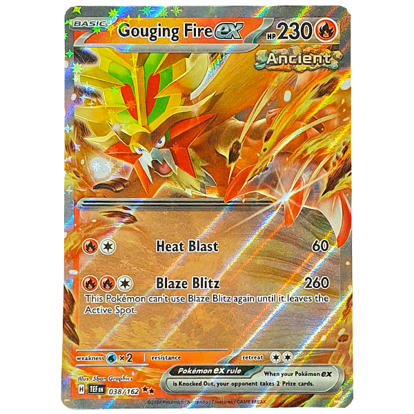 POKÉMON TCG - Gouging Fire EX Ultra Rare - 038/162