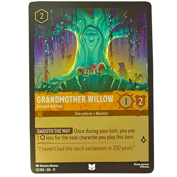 Disney Lorcana TCG - Grandmother Willow Ancient Advisor - 13/204 - Cold Foil