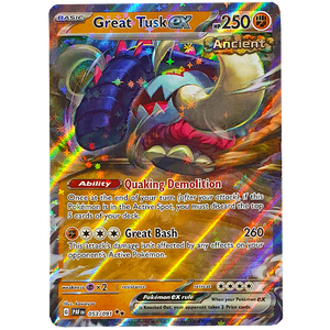 POKÉMON TCG - Great Tusk EX Ultra Rare - 053/091