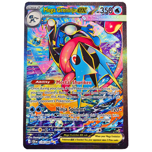 POKÉMON TCG - Mega Greninja ex Special Illustration Rare - 116/086