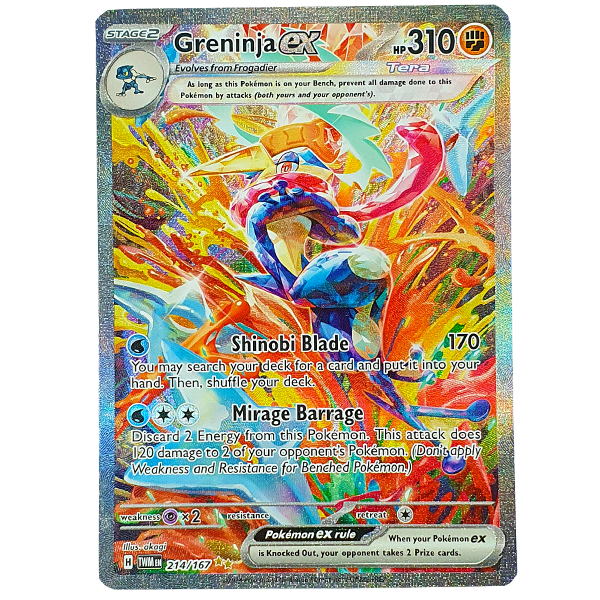 POKÉMON TCG - Greninja ex Special Illustration Rare - 214/167