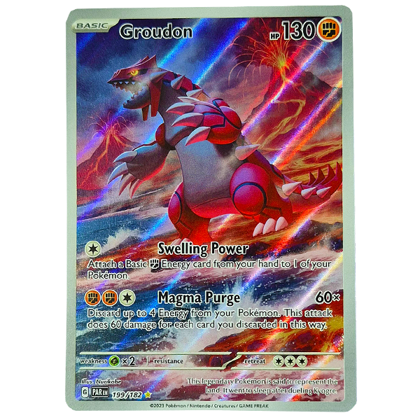 POKÉMON TCG - Groudon Illustration Rare - 199/182