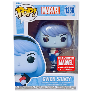 Marvel - Gwen Stacy (Blue with Heart) MCC Exclusive Pop! Vinyl Figure