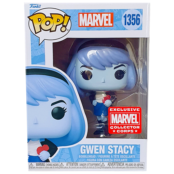Marvel - Gwen Stacy (Blue with Heart) MCC Exclusive Pop! Vinyl Figure