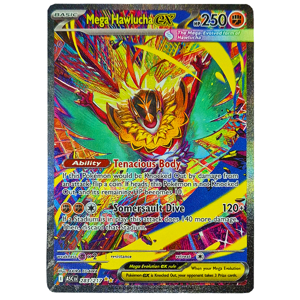 POKÉMON TCG - Mega Hawlucha ex Special Illustration Rare - 283/217