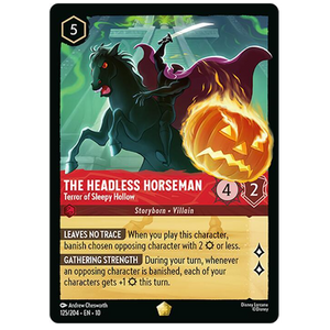 Disney Lorcana TCG - The Headless Horseman Terror of Sleepy Hollow - 125/204