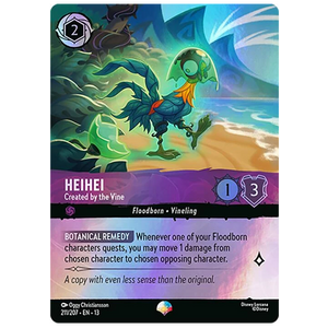 Disney Lorcana TCG - Heihei Created by the Vine - 211/207 - Epic