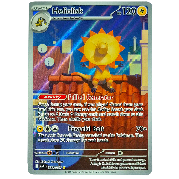 POKÉMON TCG - Heliolisk Illustration Rare - 229/217